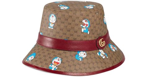 doraemon gucci hat|Gucci x Doraemon GG Supreme Canvas Bucket Hat .